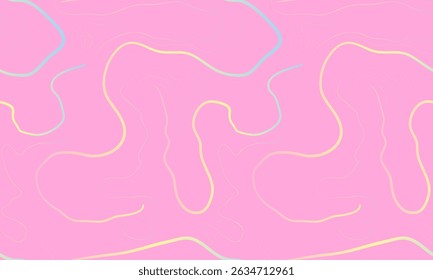 Patrón de líneas abstractas de arco iris de mármol sin costuras Fondo rosa vibrante Diversión contemporánea Tarjetas de textura de Diseño web