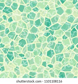 Seamless marble camouflage. Color chaos. Angular figures. Mesh of their damaged five-pointed stars. Stone texture.
