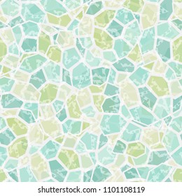 Seamless marble camouflage. Color chaos. Angular figures. Mesh of their damaged five-pointed stars. Stone texture.