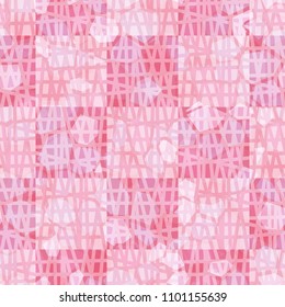 Seamless marble camouflage. Color chaos. Angular figures. Granite texture. A chess net made of their torn squares.