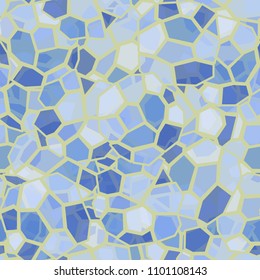 Seamless marble camouflage. Stone texture. Color chaos. Angular figures.