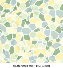 Seamless marble camouflage. Stone texture. Color chaos. Angular figures.