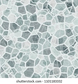 Seamless marble pattern. Camouflage texture. Multicolored elements. A grid consisting of chaos of squares.