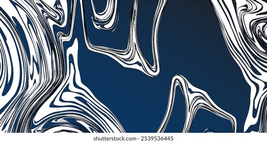 seamless marble pattern with psychedelic swirls. Vector liquid acrylic texture. Flow art. Trippy 70s textile background. Tie dye simple 