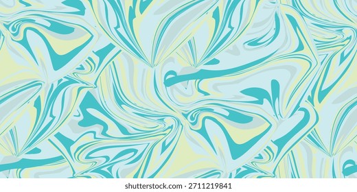 Vector de textura Abstractas de remolino de mármol sin costuras: patrón líquido fluido con fondo de onda vibrante, diseño artístico de pintura en remolino para Fondo de pantalla, marca, empaque y estampado decorativo moderno