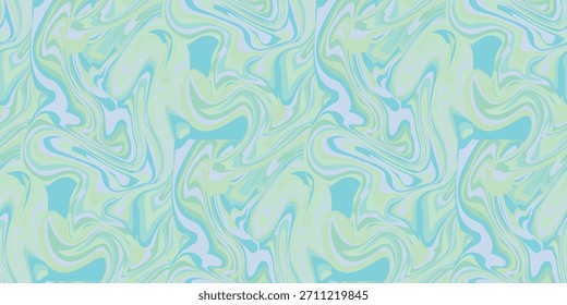 Vector de textura Abstractas de remolino de mármol sin costuras: patrón líquido fluido con fondo de onda vibrante, diseño artístico de pintura en remolino para Fondo de pantalla, marca, empaque y estampado decorativo moderno
