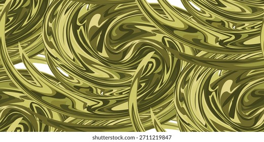 Vector de textura Abstractas de remolino de mármol sin costuras: patrón líquido fluido con fondo de onda vibrante, diseño artístico de pintura en remolino para Fondo de pantalla, marca, empaque y estampado decorativo moderno