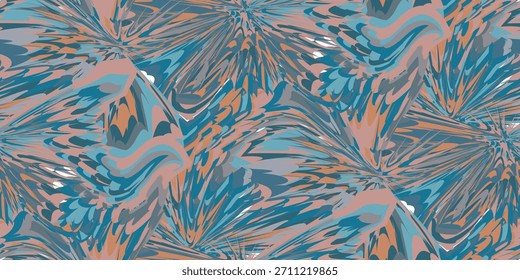 Vector de textura Abstractas de remolino de mármol sin costuras: patrón líquido fluido con fondo de onda vibrante, diseño artístico de pintura en remolino para Fondo de pantalla, marca, empaque y estampado decorativo moderno
