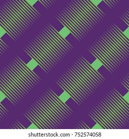 Seamless mardi gras pattern, geo, geometric background, screen print texture, green and purple vector pattern, seamless fabric print, digital contemporary background