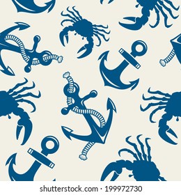 Seamless Marine background for your design