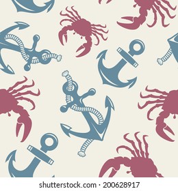 Seamless Marine background for your design