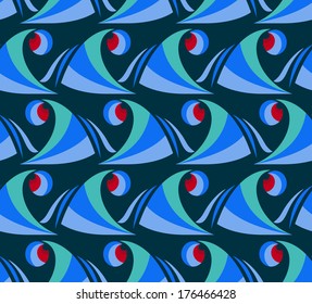 seamless marine sea background waves 05 vector