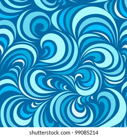 Seamless marine wave patterns