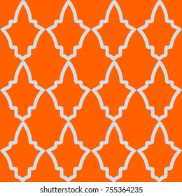 SEAMLESS MAROCCAN LATTICE VECTOR BACKGROUND PATTERN