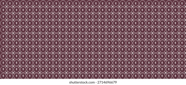 Nahtloses geometrisches Gittermuster aus Maroon für Damen-Mode und Textildruck.