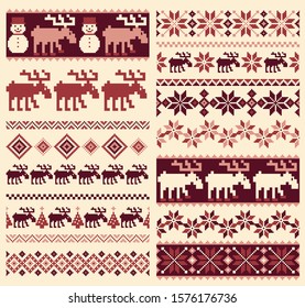 Seamless material of the good Nordic-style,