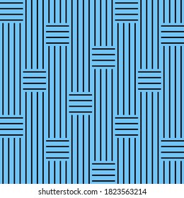 Seamless Maze Lines Modern Design For Fabric, Textile Print Vector Illustration