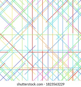 Seamless Maze Lines Modern Design For Fabric, Textile Print Vector Illustration