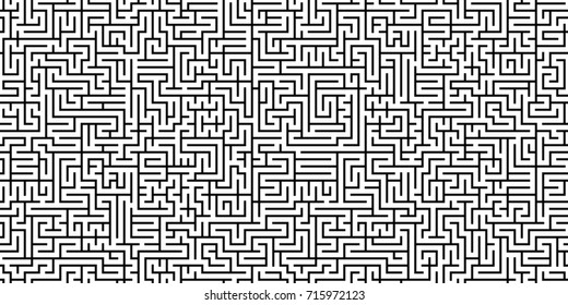 Seamless maze pattern