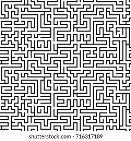 Seamless Maze Pattern Stock Vector (Royalty Free) 716317189 | Shutterstock