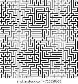 Seamless maze pattern