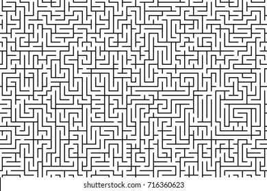 Seamless Maze Pattern