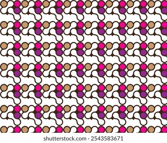 Padrão de almôndega sem costura com colorido. Padrão geométrico. Plano de fundo de ponto de blob minimalista abstrato. Vetor luz azul abstrato ornamento onda papel gradiente almôndega papel de parede.