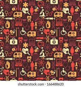 Seamless medical background 