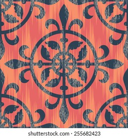 Seamless Medieval Ornament Background Pattern