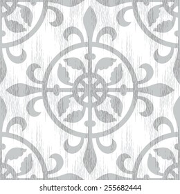 Seamless Medieval Ornament Background Pattern