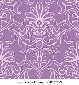 Seamless medieval ornamental pattern background tile