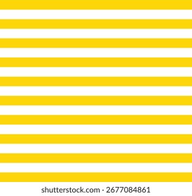 Seamless Medium Yellow and White Stripes Pattern Background – Minimal Geometric Design