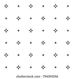 Seamless Memphis background. Abstract pattern fashion 80-90s. It can be used in printing, website background and fabric design.