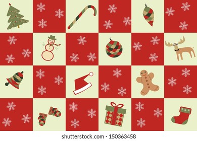 seamless merry christmas background