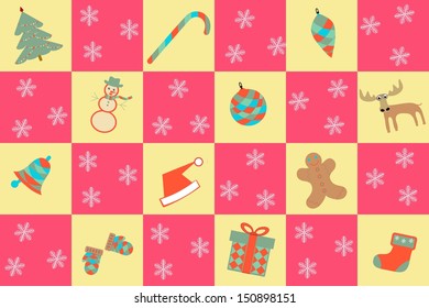 seamless merry christmas background