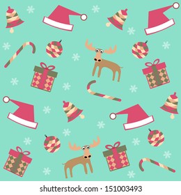 seamless merry christmas background