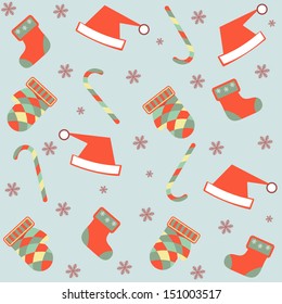 seamless merry christmas background