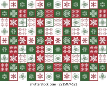 seamless merry christmas winter geometric background backdrop new year vector abstract template art