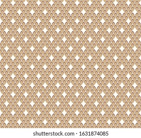 Seamless mesh pattern. Abstract ornamental texture with decorative grid. Vector lace background.