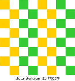 seamless  mesh pattern, checkered pattern, bright yellow