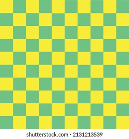 Seamless Mesh Pattern Vector Repeating Abstract Yellow Green Squares Background