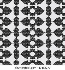 seamless metal doted ornate pattern