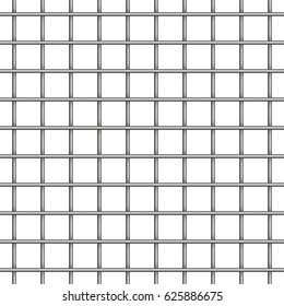 Seamless metal grid vector pattern background  realistic steel net 