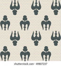 seamless metal ornate pattern