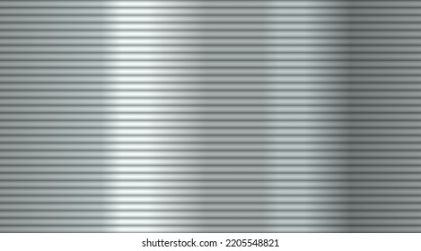 Seamless metal straight line background. Stainless steel texture black silver textured pattern background. Compressed spring banner