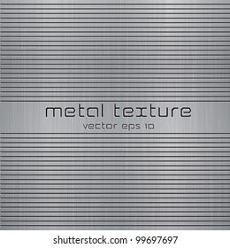 Seamless metal texture background. Vector