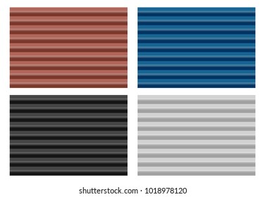 Seamless metal texture and pattern in vector design