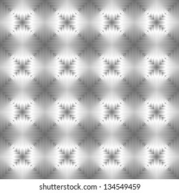Seamless metal  vector design, rhombus, square.