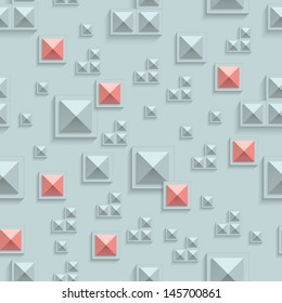 Seamless metallic or gypsum texture. Vector illustration EPS10