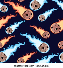 Seamless meteor rain